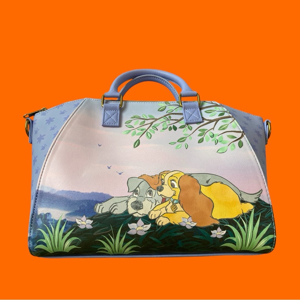 *RARE* Lady and the Tramp Sunset Loungefly Bag